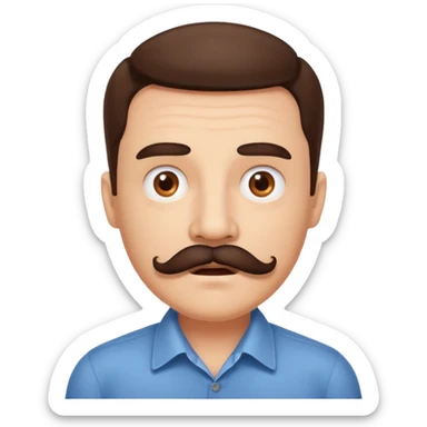 Create pls emoji that looks like austria dictator (hitler) it doesn’t have to be him but someone who looks alike , and combine it with emoji “mind blowing” sticker