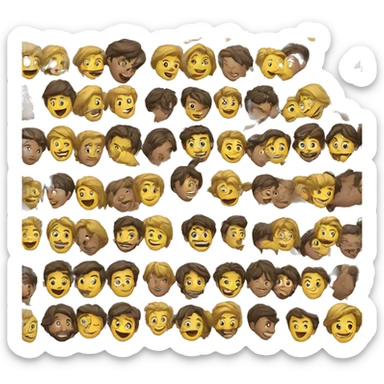 Coração partido 4 pedaço  sticker