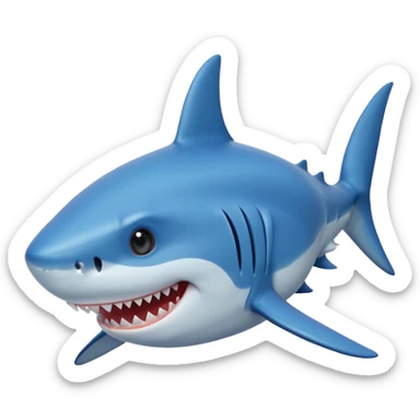 SHARK HAPPY FACE POV sticker