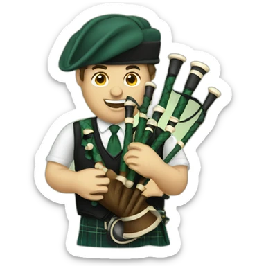 bagpipes sticker