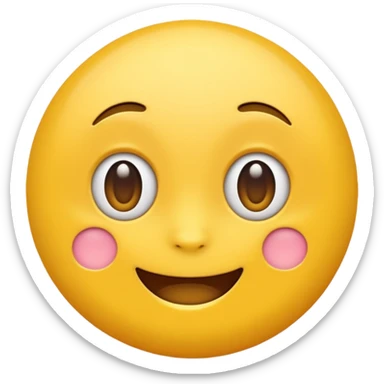 Asi pero un emoji de Los amarillos sticker