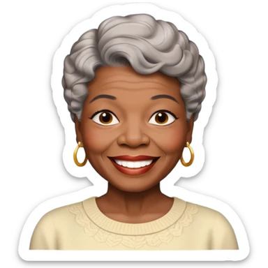 Maya Angelou sticker