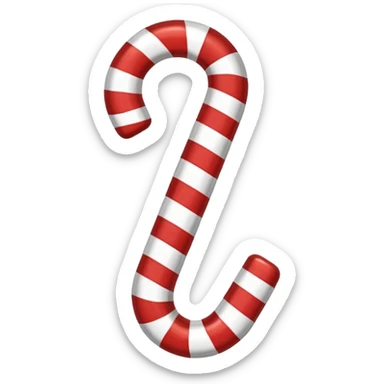 bastón de caramelo sticker