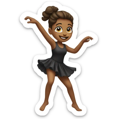 Girl is dancing  sticker