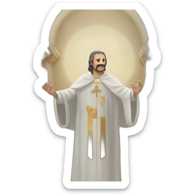 Dos manos la creación de Adán capilla sixtina sticker