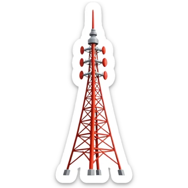 communication tower sticker