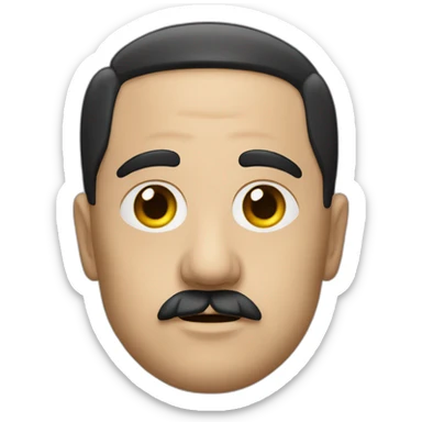 Hitler qui tien le drapeau de Israël sticker