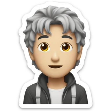 소파에서 쉬는 사람 sticker