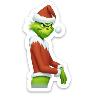 The grinch  sticker