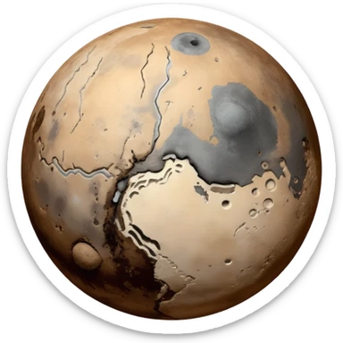 planet pluto sticker