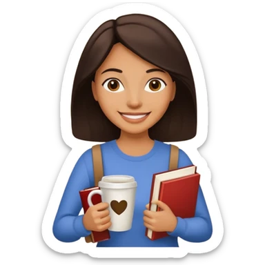 Create a 5 Emojis of my day and write a sentence about it...' sticker
