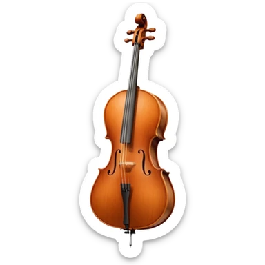 cello front view sticker
