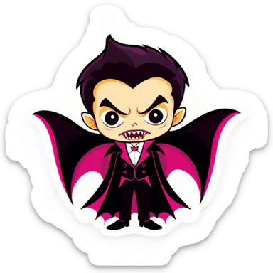 Vampire with a pink ྀིྀིྀིྀིྀི sticker