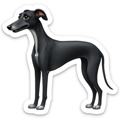 Black Greyhound sticker