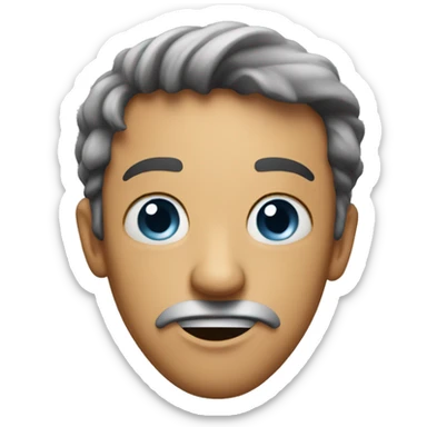 squinty eyed emoji for when my friends are acting suspicious sticker