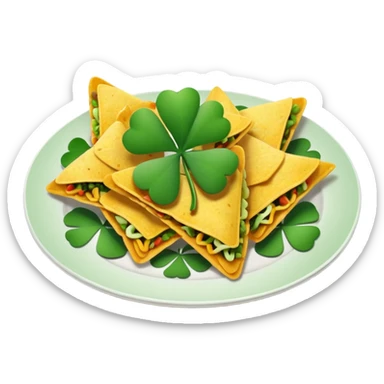 Saint Patrick's day Nachos sticker