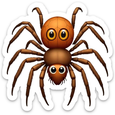 A spider with 20 legs sticker