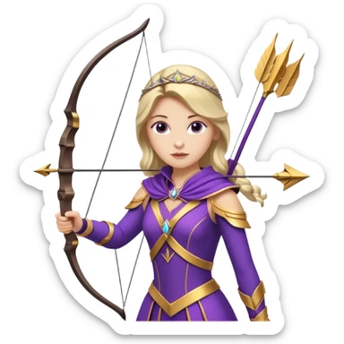 clash of clan archer queen sticker