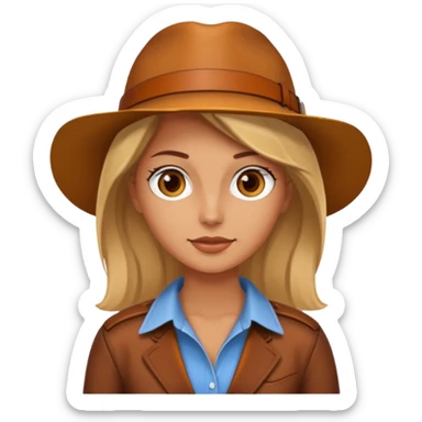 Let her belt sticker