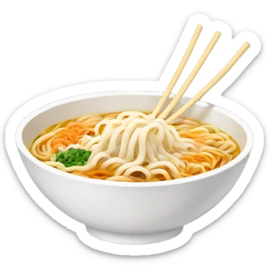 Bowl of ramen sticker