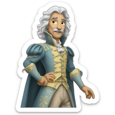 la bête dans la belle et la bête sticker