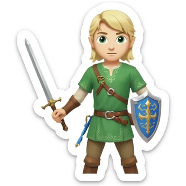 Link from the Legend of Zelda sticker