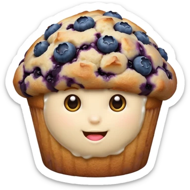 blueberry muffin sticker
