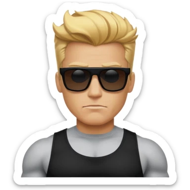 johhny bravo sticker