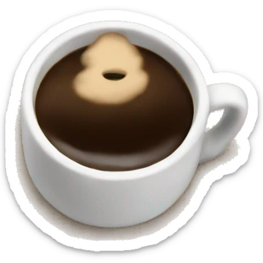 Coffee sticker
