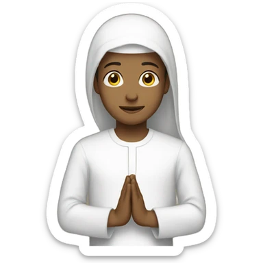 Muslim prayer sticker