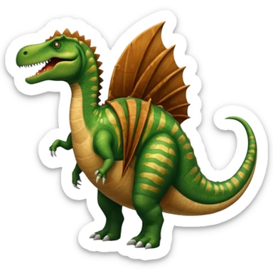 A spinosaurus that actually looks like a freaking spinosaurus  sticker