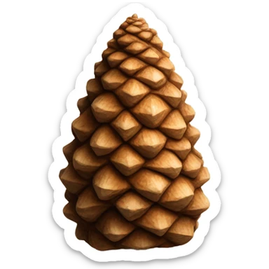 Cedar cone sticker