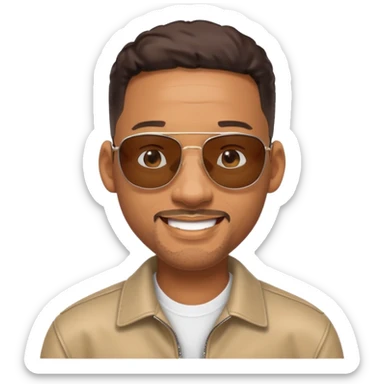 Will Smith wearing sunglasses emoji sticker