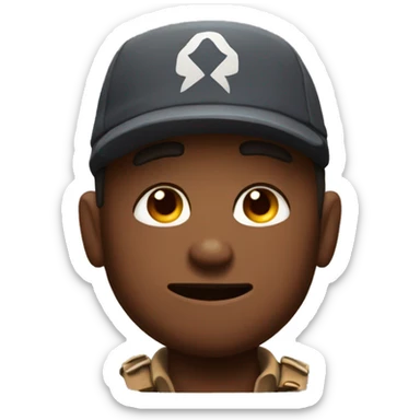 scout from team fortress 2 in emoji form sticker