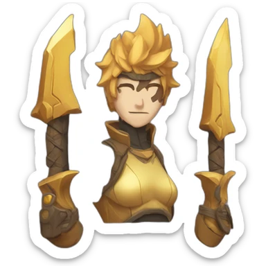 create an emoji in the style of Fazu Battlecaster on Twitch sticker