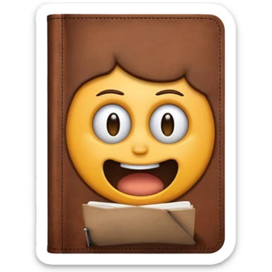 Mental issue journal book sticker