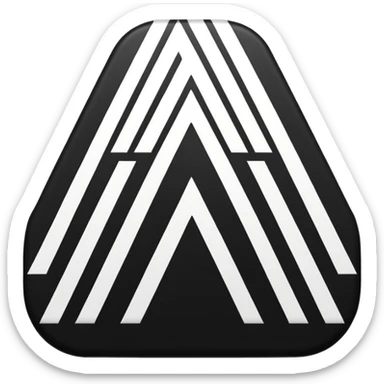 Adidas white stripes black emoji sticker