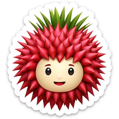 Rambutan sticker