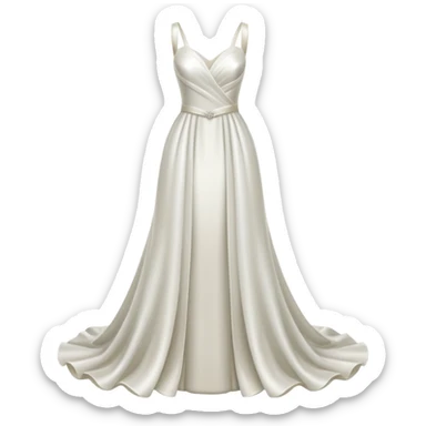 Robe mariage sticker