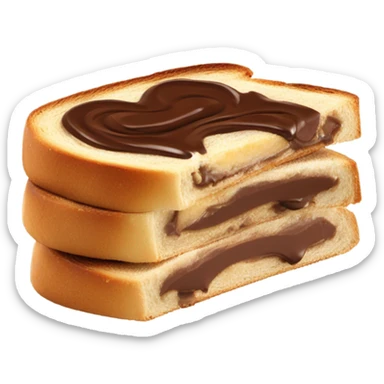 Nutella toast sticker