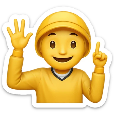  dabbing emoji sticker