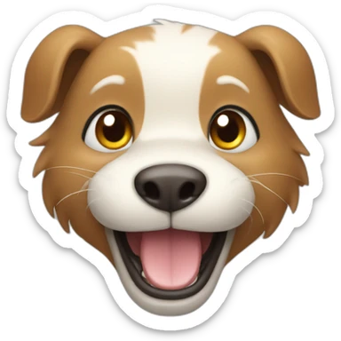happy animal sticker