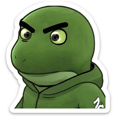 Ninja snowboarding sticker