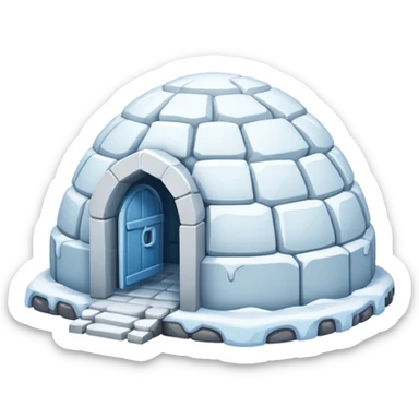 different type of igloo  sticker