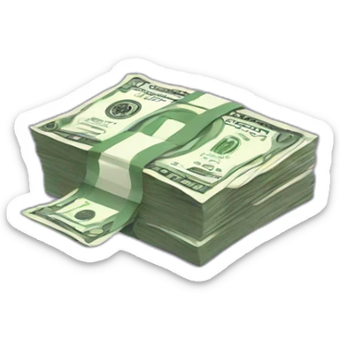 money violet sticker