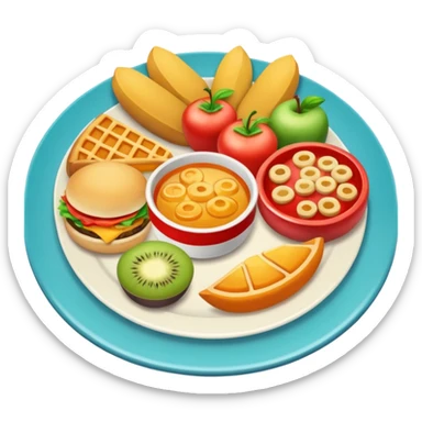 nourriture restaurant sticker