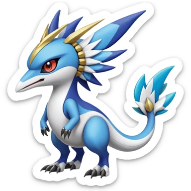 Meloetta-Latias-Nargacuga-Latios-Wargreymon-Protogen-Pokémon-Digimon-Fakémon-fusion-hybrid-creature sticker