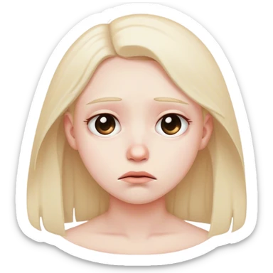 Emoji triste sticker