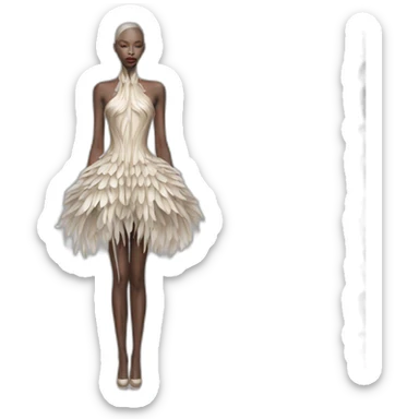 iris van herpen dress sticker