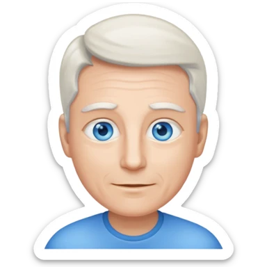 60th birthday with blue eyes birthday  sticker